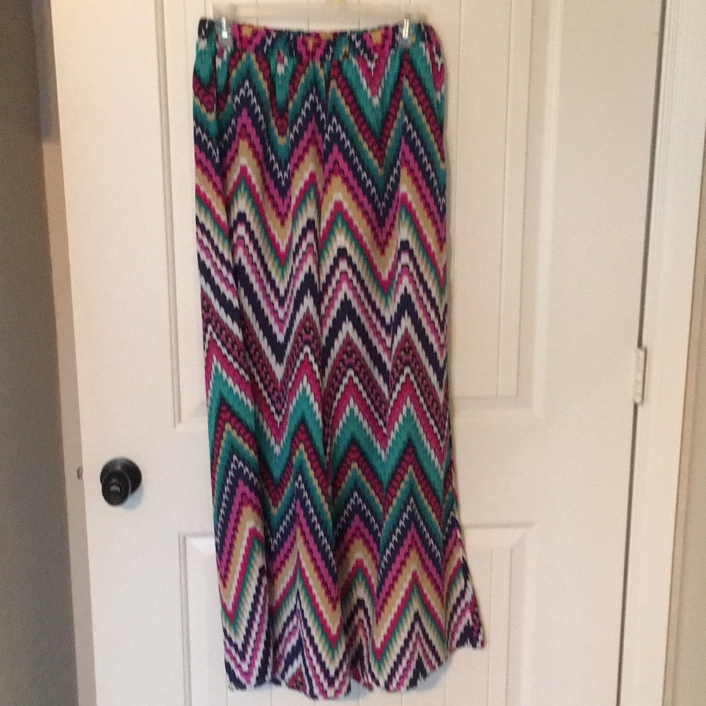 Colorful flowing pants
